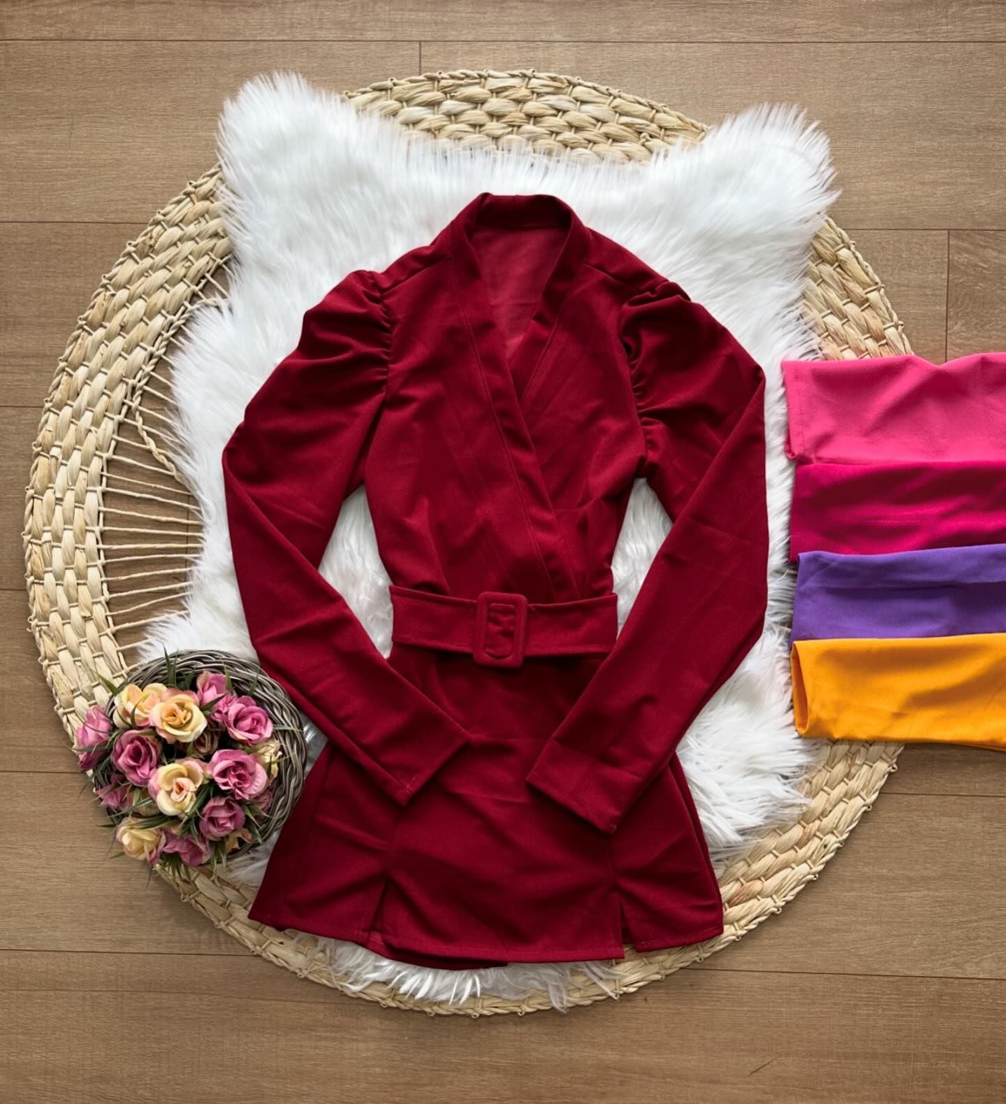 Vestido Manga Longa