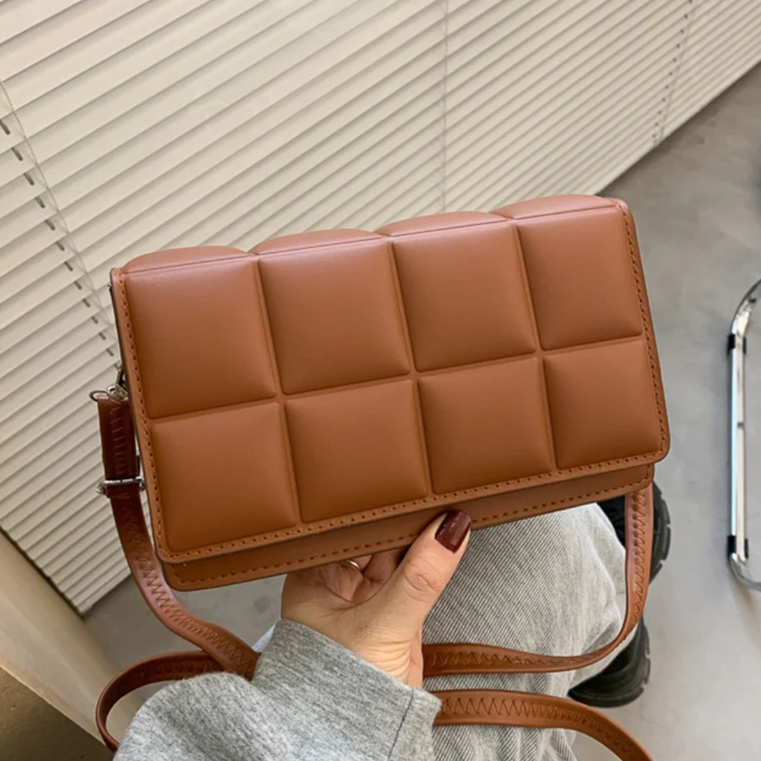 Bolsa Transversal Feminina Couro