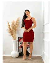 Vestido Curto Alça Fina