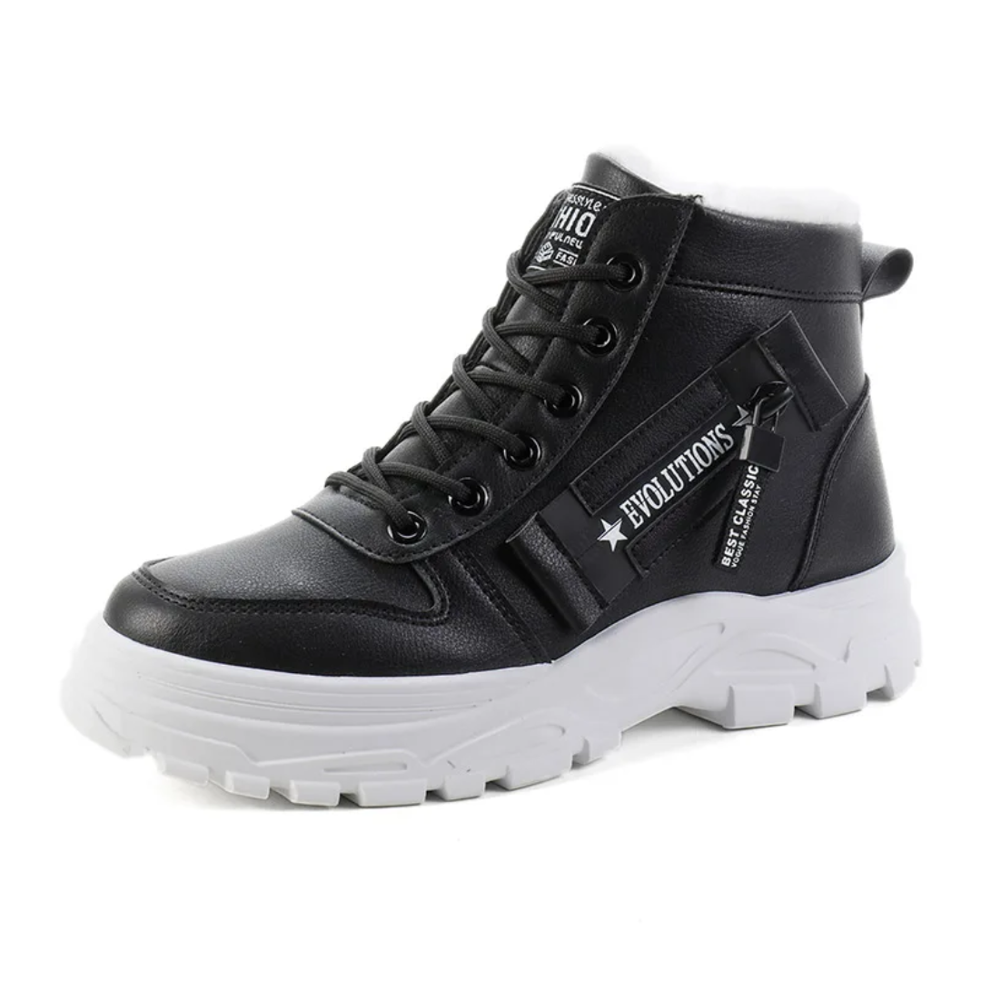Bota Cortuno Feminina de Couro Evolution
