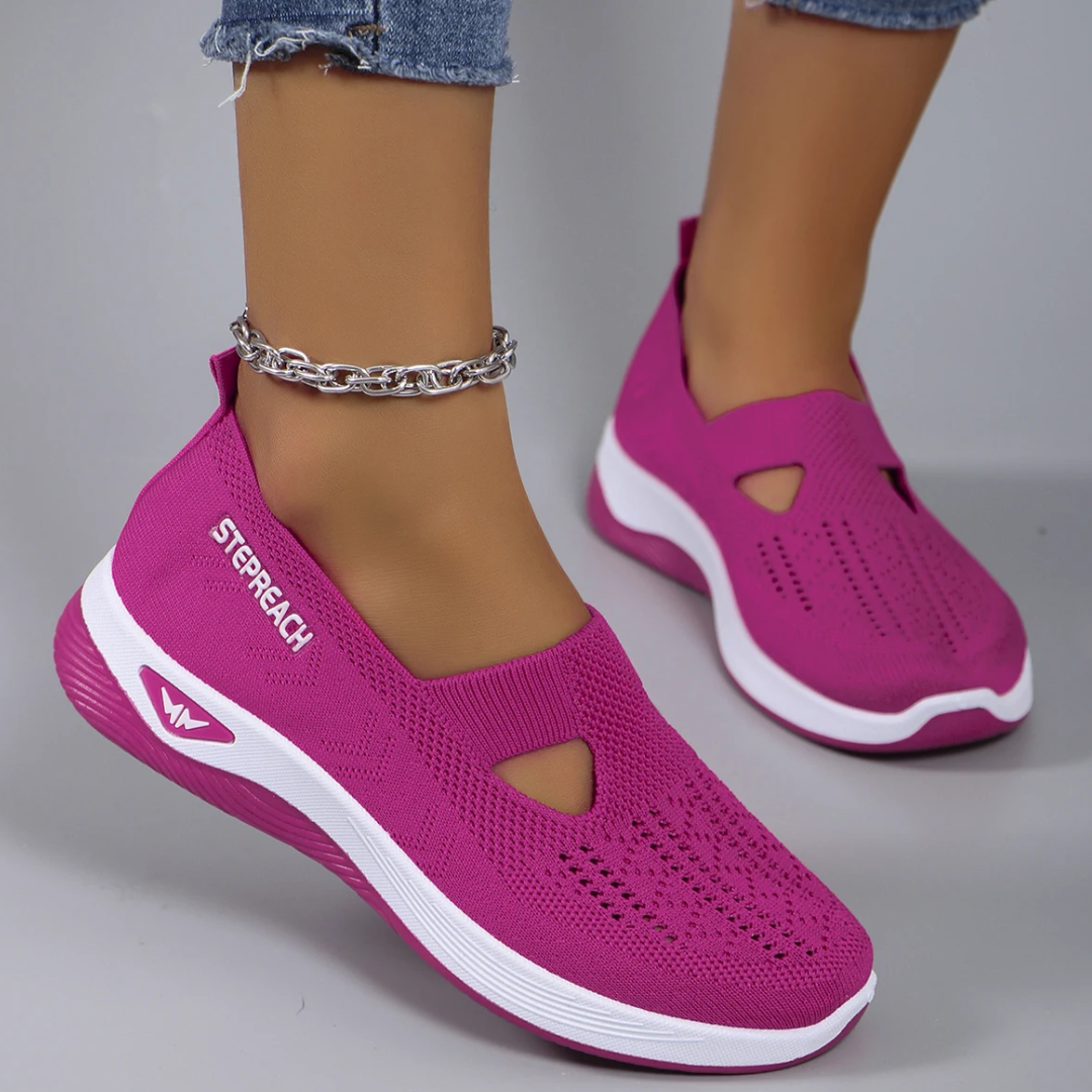 Tênis Ortopédico Feminino Macio Com Palmilha Adaptável